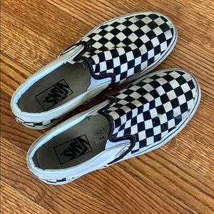 checkered vans